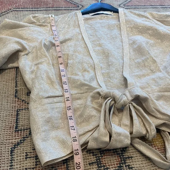 IRO Paris Hawtin Linen-Blend Top size 40 - Picture 4 of 6